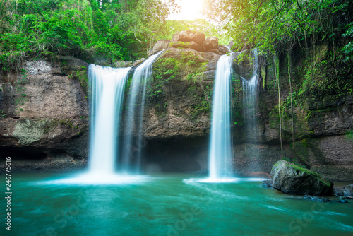 Haew Suwat Waterfall at Khao Yai National Park, Thailand 
