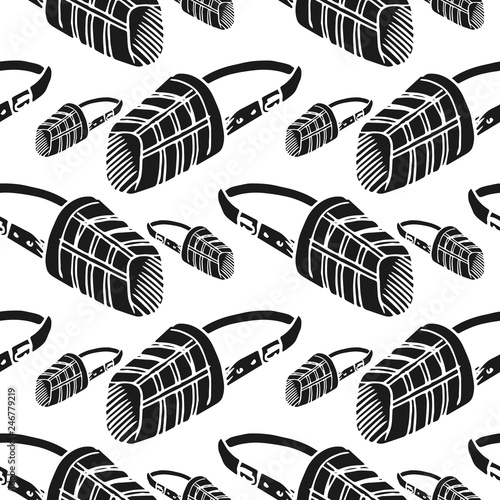 muzzle vector seamless pattern