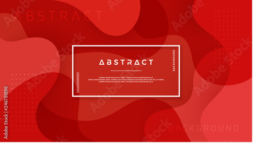 Dynamic textured background design in 3D style with red color. Can be used for posters, placards, brochures, banners, web pages, headers, covers, and other