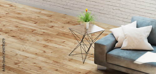 Modern livingroom, 3d rende...
