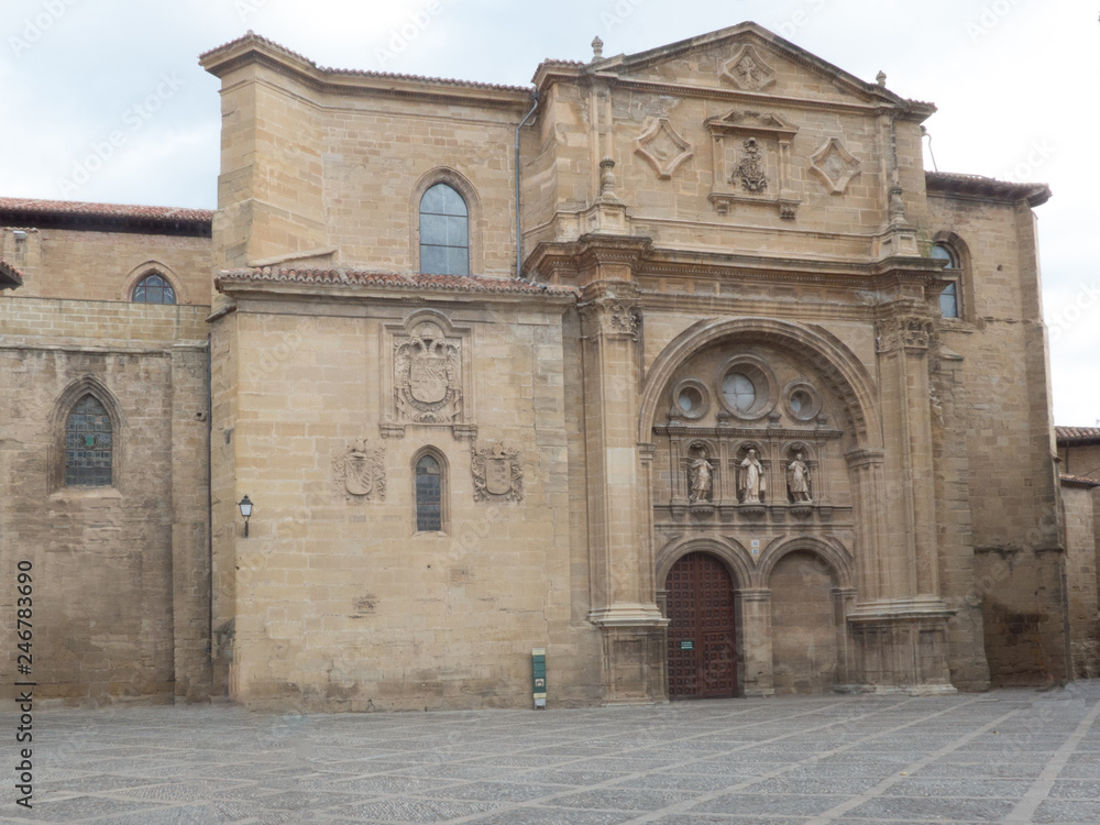 Cathedral of Santo Domingo de Calzada on the Camino de Santiago in Spain