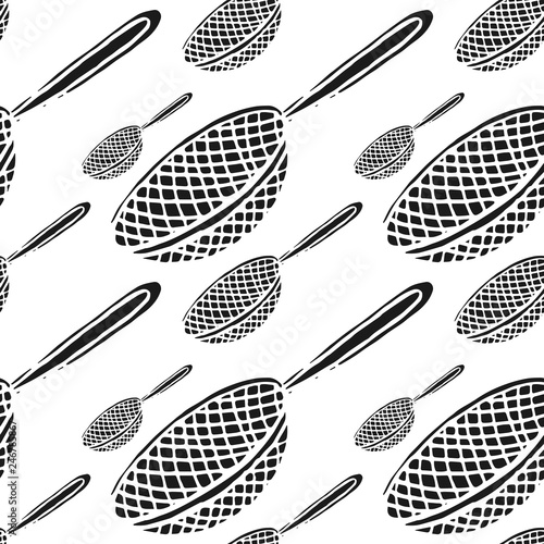 sieve vector seamless pattern