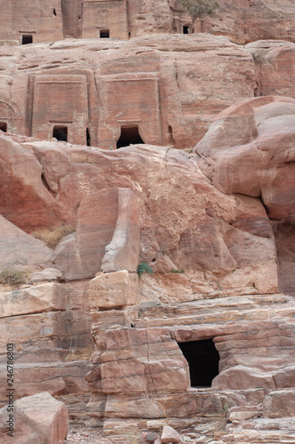 buildings in Petra, Jordania