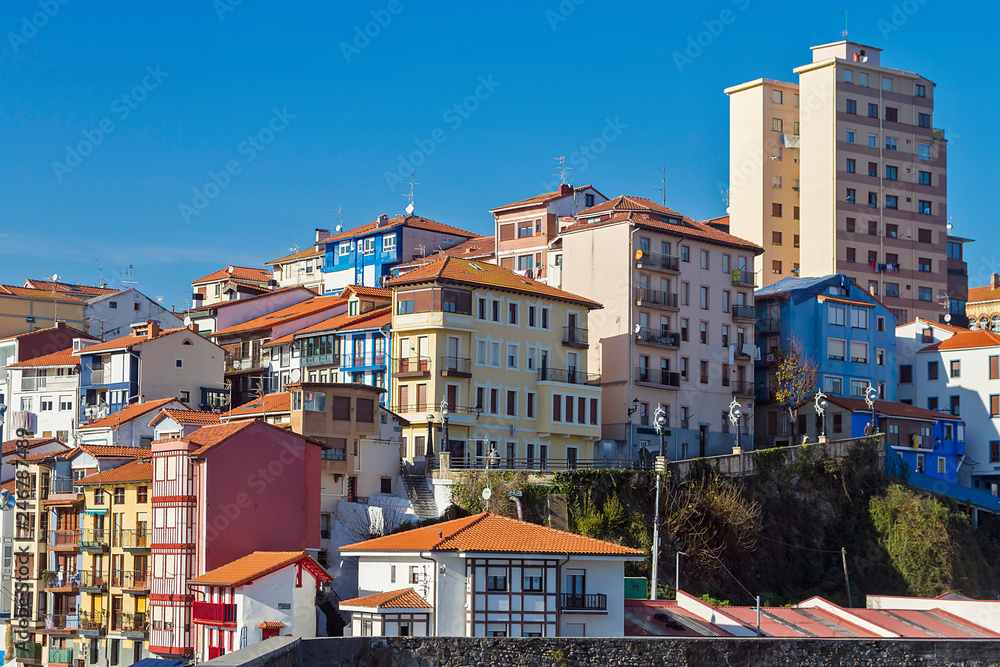 Bermeo fishing town in Basque country coast
