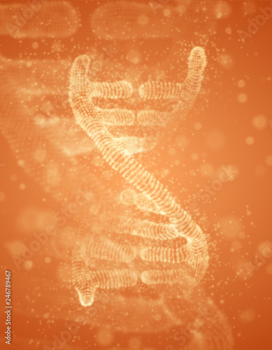 vector abstract element. scientific research and treatment of diseases. DNA