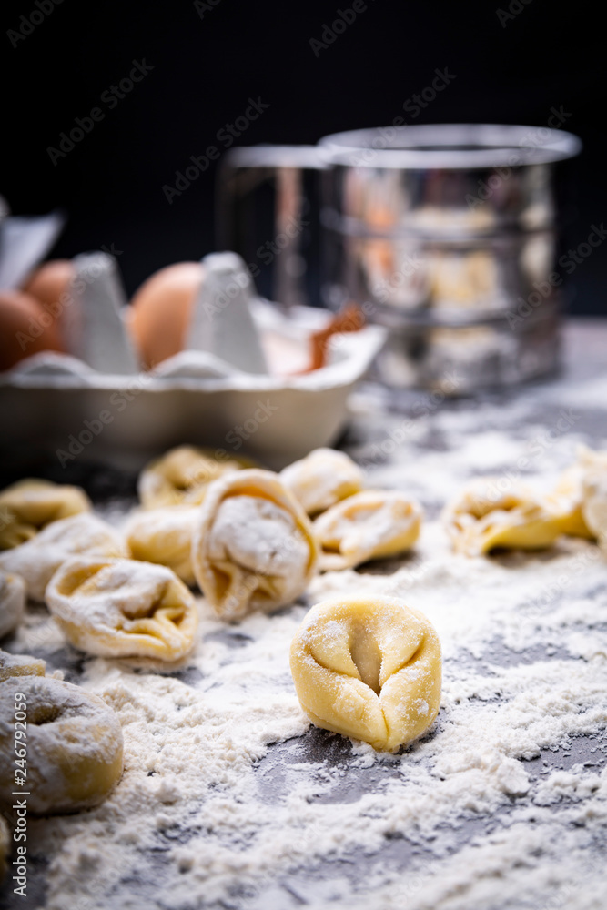 Domowe pierogi. Apetyczne domowe pierogi. Domowe pierogi. Apetyczne domowe pierogi.