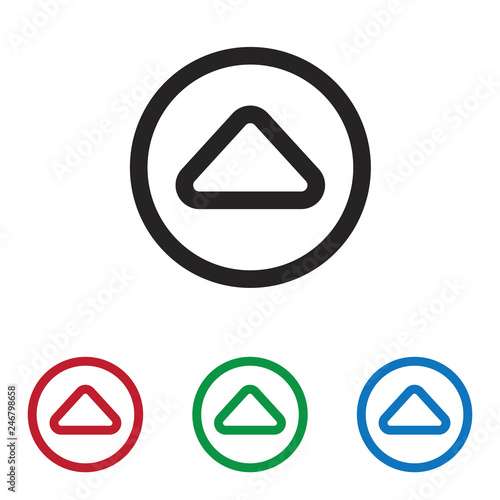 Free Download Up Arrow vector icon - GFXLoad