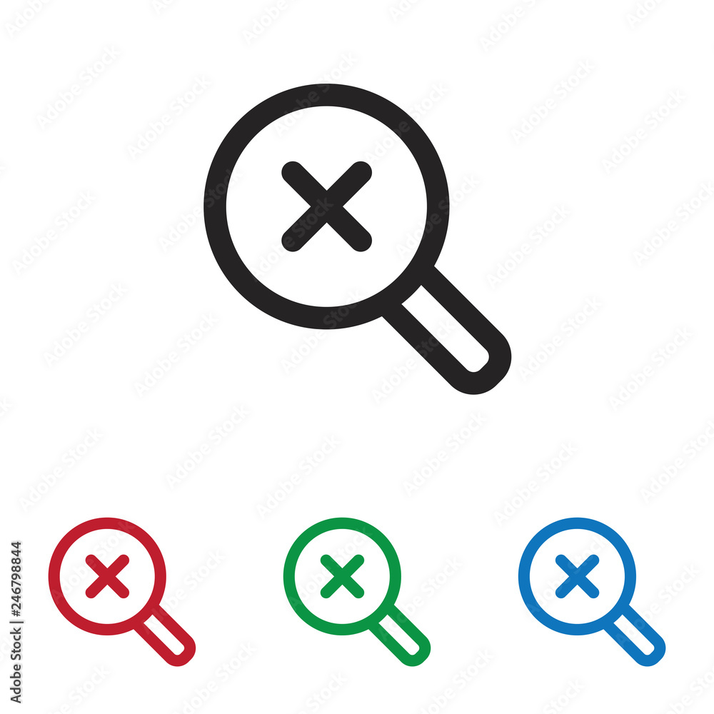 Loupe vector icon Loupe vector icon