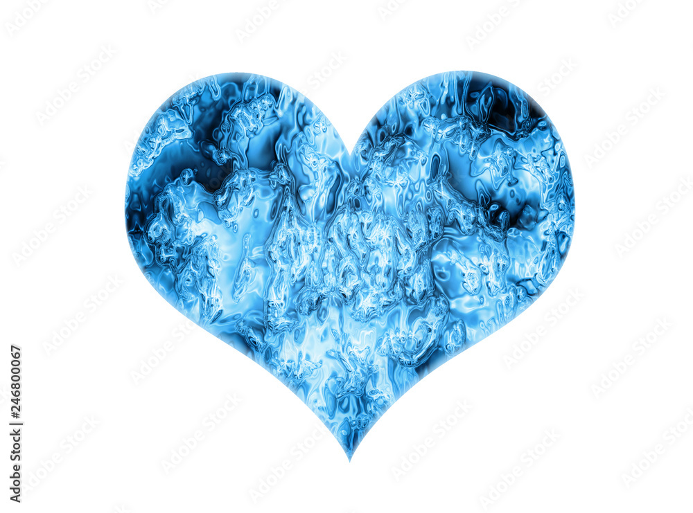 Red heart over white. 3d render illustration Red heart over white. 3d render illustration