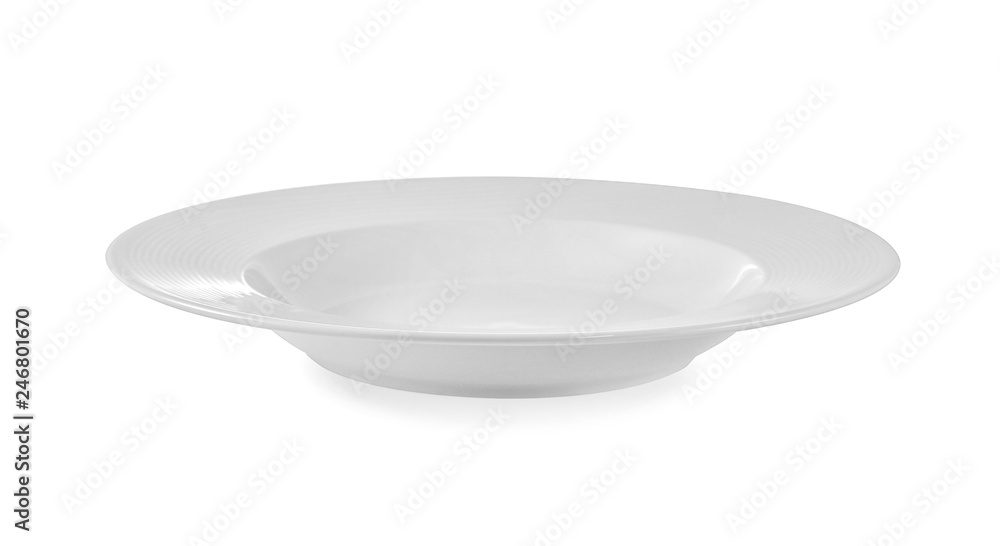 plate isolated on white background. plate isolated on white background.