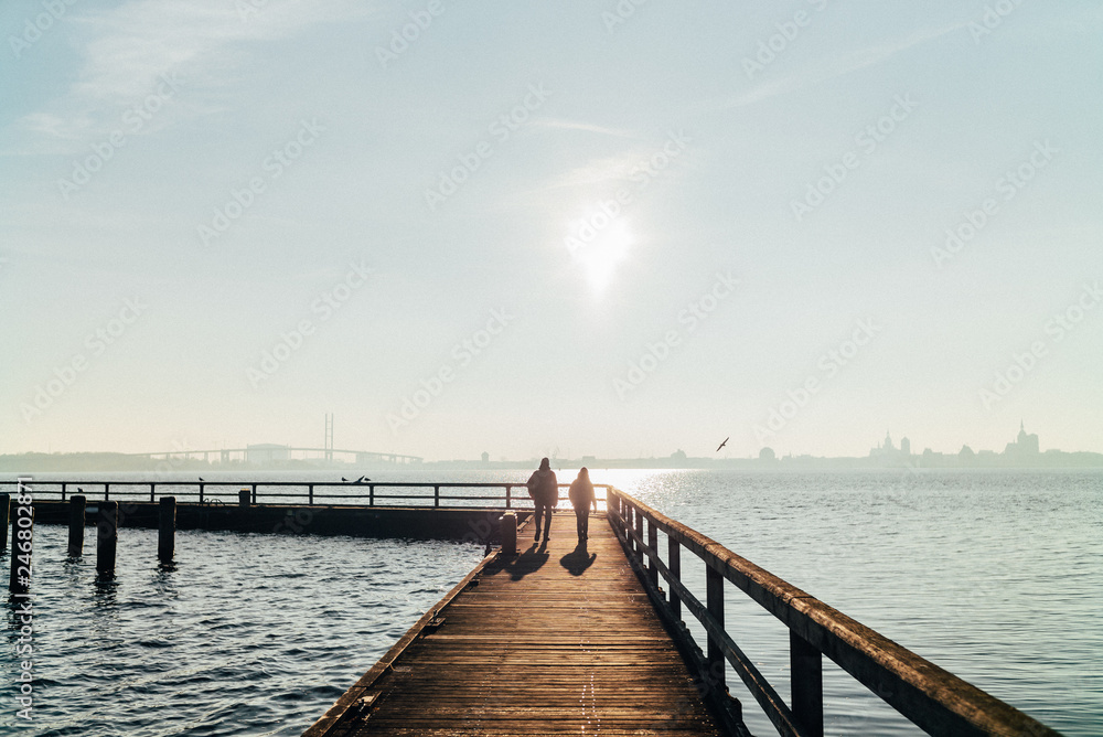 Fototapeta premium Wycieczka do Stralsund i Rügen-Altefähr