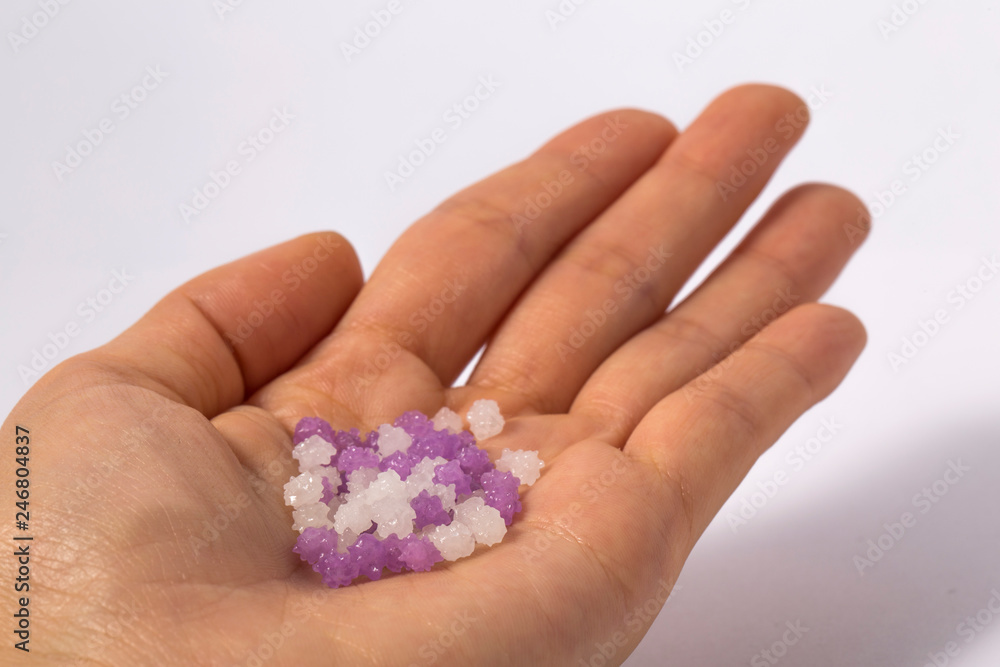Kompeito in the palm of the hand Kompeito in the palm of the hand