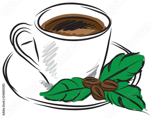 coffee cup illustration