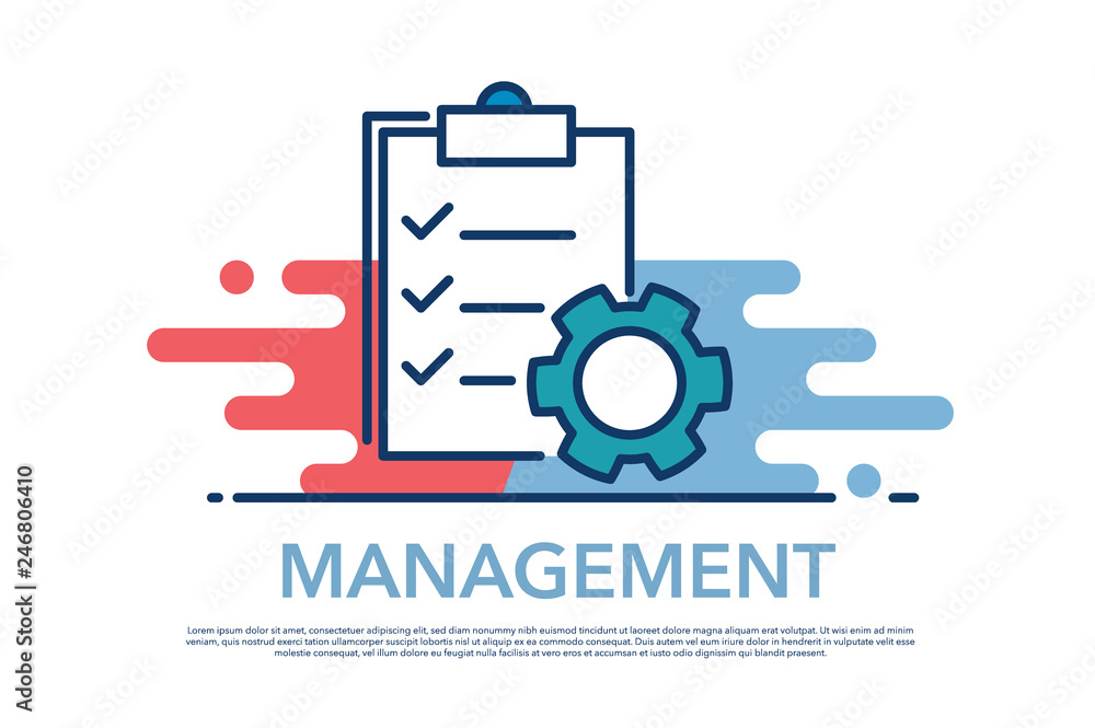 MANAGEMENT ICON CONCEPT MANAGEMENT ICON CONCEPT