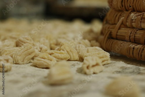 Gnocchi of flour an helty food from Italy