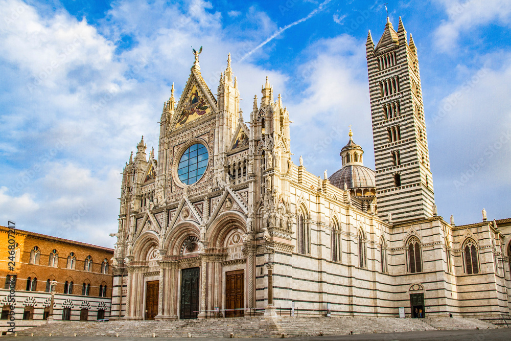 Duomo di Siena. Cattedrale di Santa Maria Assunta. Siena Cathedral. Tuscany, Italy. 