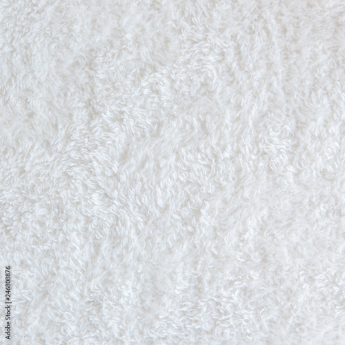 White delicate soft  background of plush fabric