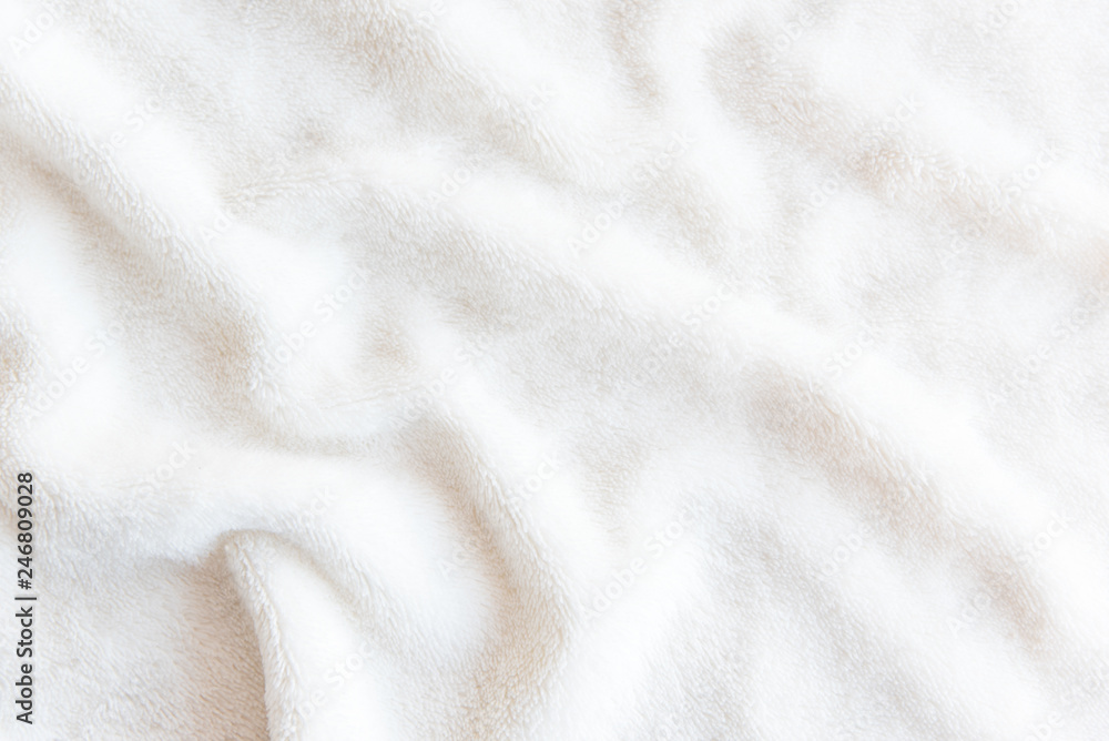 White Delicate Soft Background Plush Fabric Stock Photo 1231454818