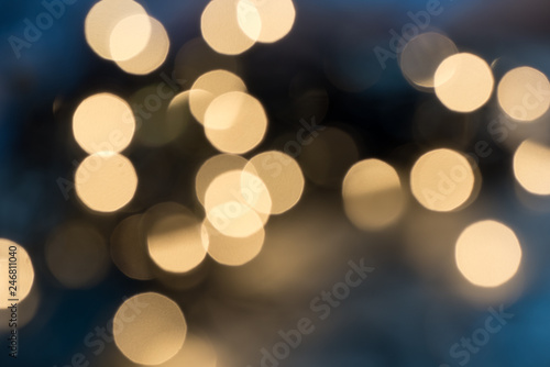 Blurred lights with bokeh effect Background, Abstract Blur © lusyaya