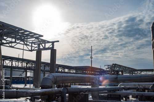 Inside Mozyr Oil Refinery