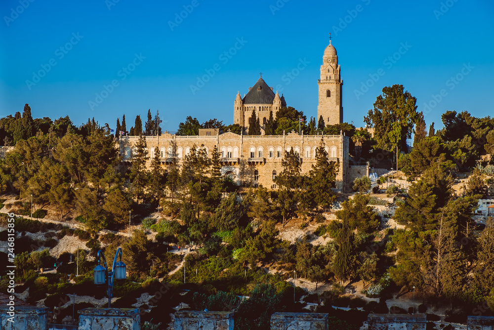 Fototapeta premium View of the Temple Mount in Jerusalem - Israel