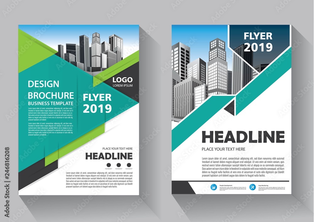 Business abstract vector template. Brochure design, cover modern layout, annual report, poster, flyer in A4 with colorful triangles, geometric shapes for tech, science, market with light background Business abstract vector template. Brochure design, cover modern layout, annual report, poster, flyer in A4 with colorful triangles, geometric shapes for tech, science, market with light background
