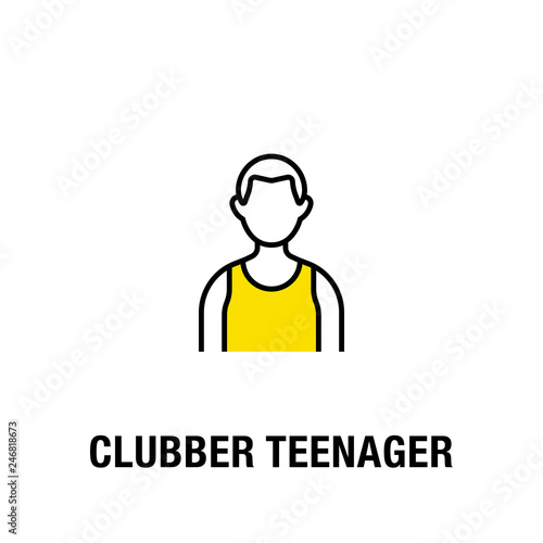 CLUBBER TEENAGER ICON CONCEPT
