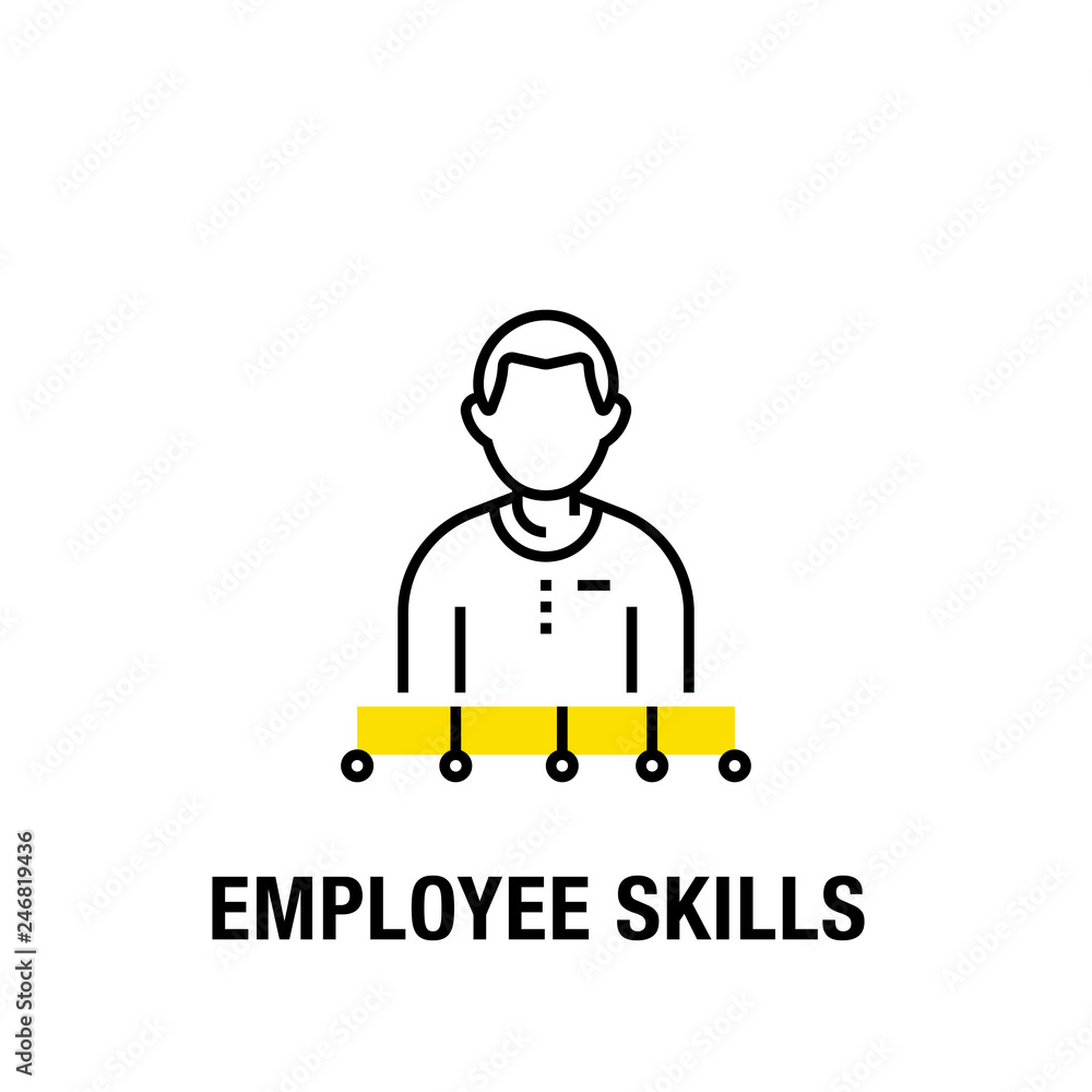 EMPLOYER SKILLS ICON CONCEPT EMPLOYER SKILLS ICON CONCEPT
