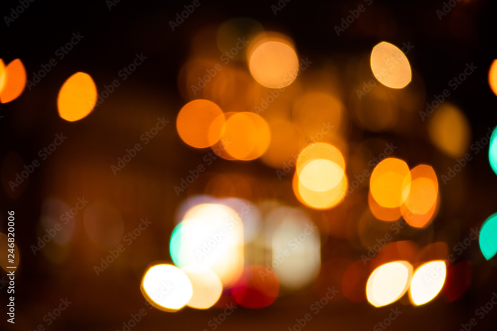 Warm yellow background with bokeh Warm yellow background with bokeh