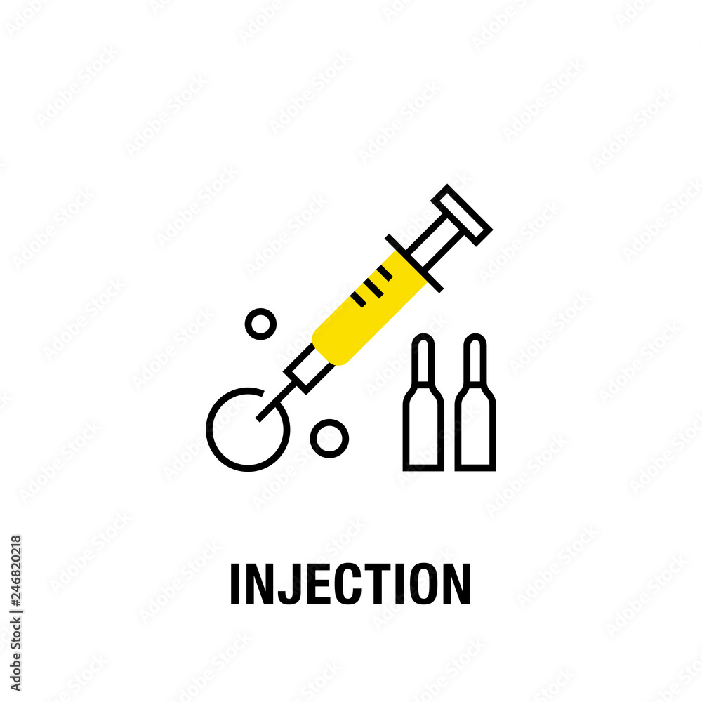 INJECTION ICON CONCEPT INJECTION ICON CONCEPT