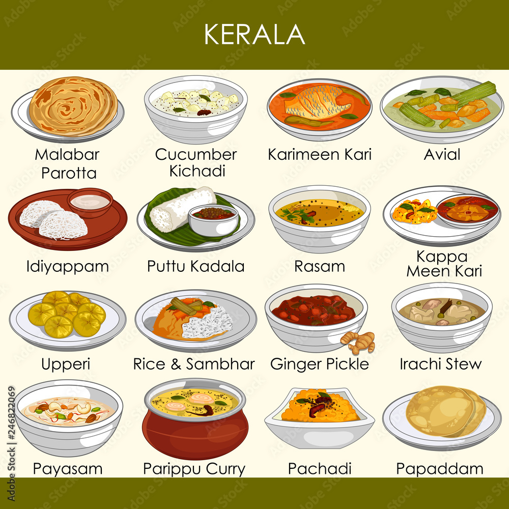 essay on food of kerala in hindi