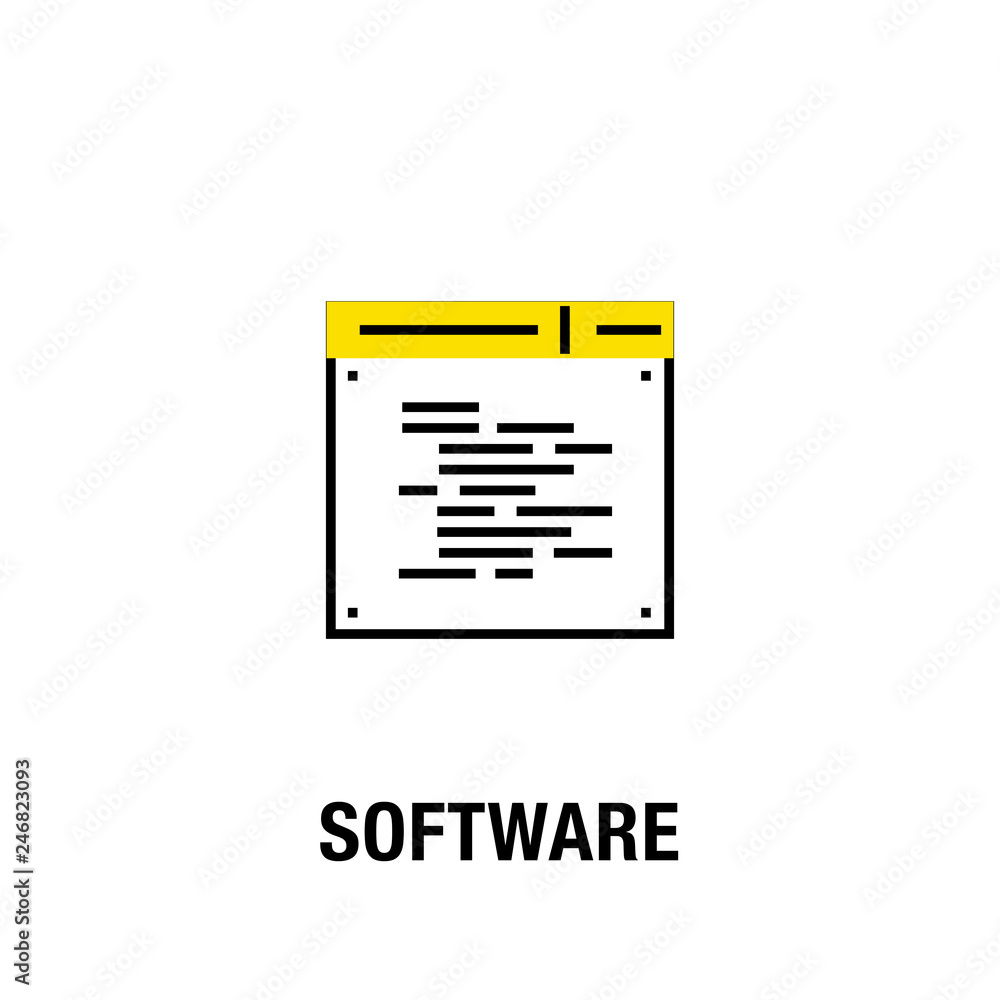 SOFTWARE ICON CONCEPT SOFTWARE ICON CONCEPT