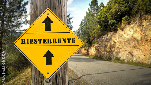 Schild 349 - Riesterrente photo