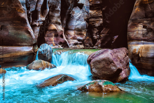 Wadi Mujib Jordan Dead Sea photo