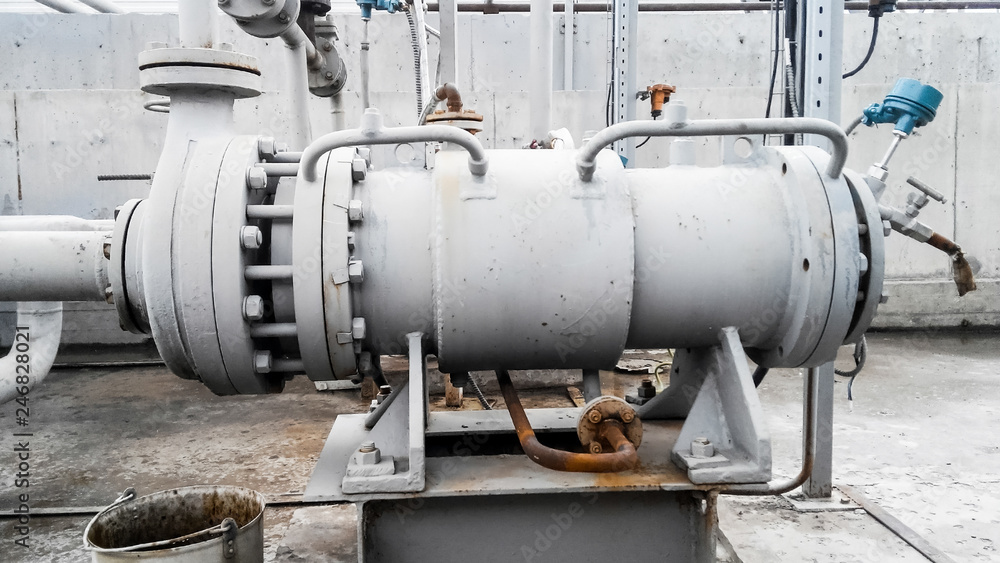 The pump for pumping of oil and products The pump for pumping of oil and products