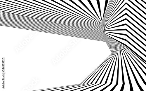 black and white line  stripe wave abstract background