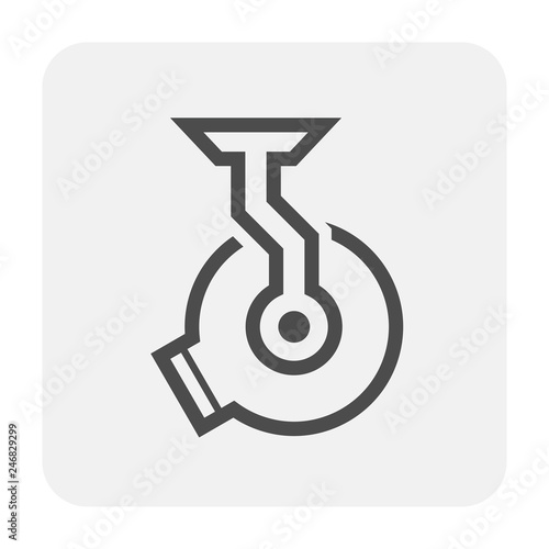 Drone and tool icon