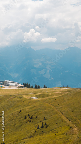 Smartphone HD wallpaper of beautiful alpine view at Schmittenhoehe - Zell am See - Tyrol - Austria