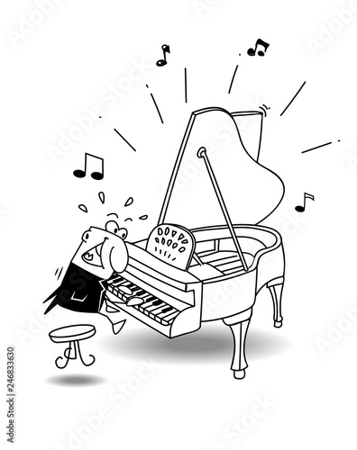 The virtuoso pianist