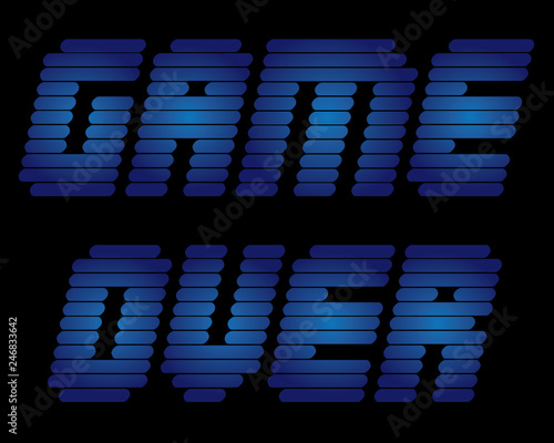 Signage-GAME OVER