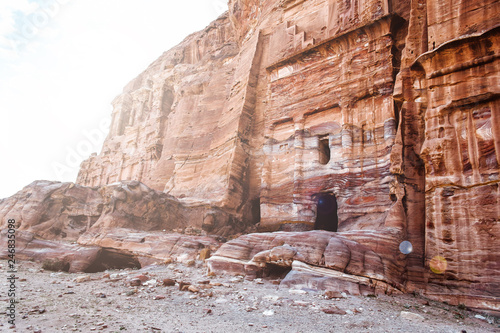 Petra, Jordan-- it is a symbol of Jordan, as well as Jordan's most-visited tourist attraction. Petra has been a UNESCO World Heritage Site since 1985