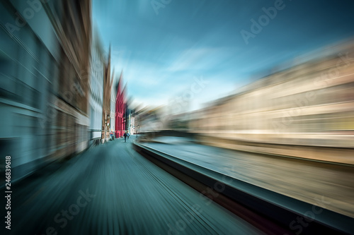 Speed Blur Canal Brugge