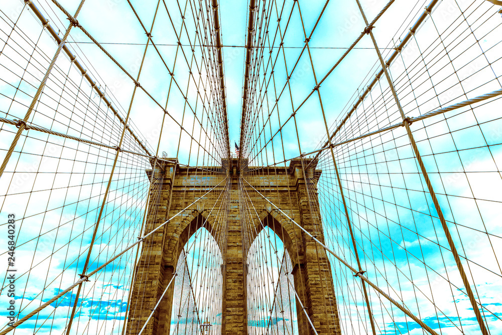 Obraz premium Brooklyn Bridge in New York City, USA