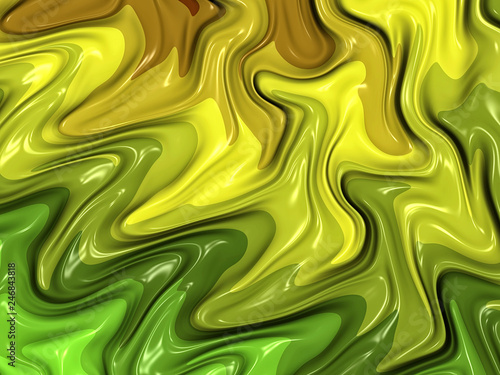 Beautiful oil background for art projects, cards, business, posters. 3D illustration, computer-generated fractal