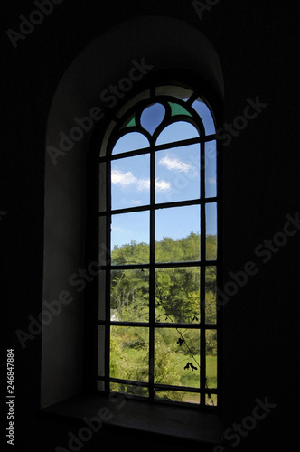 blick aus der flurkapelle im freilichtmuseum bad sobernheim