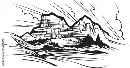 Southwest landscape