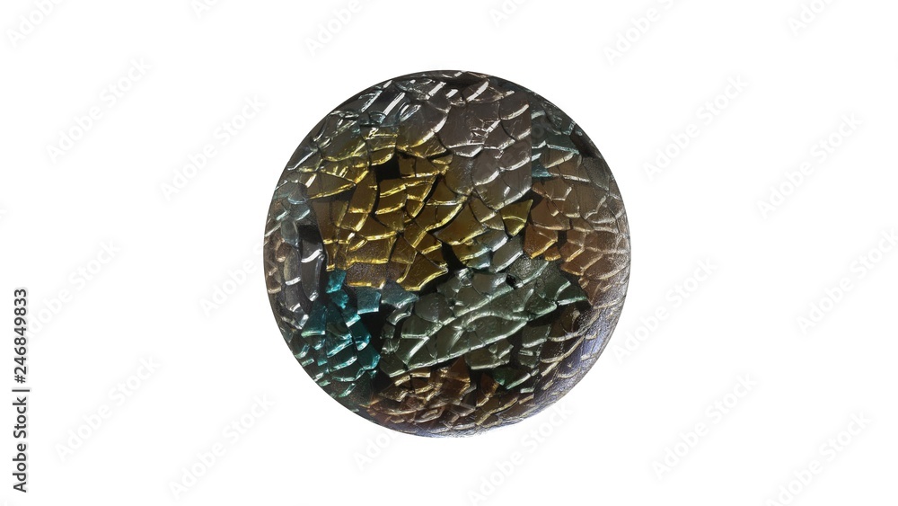 3d rendering of a shpere with structure isolated on a white background 3d rendering of a shpere with structure isolated on a white background