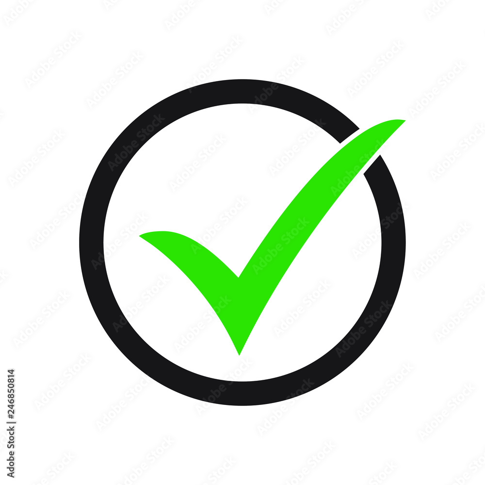 Tick icon vector symbol, checkmark isolated on white background. Check list button icon. Check mark icon in square sign. Tick icon vector symbol, checkmark isolated on white background. Check list button icon. Check mark icon in square sign.