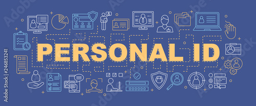 Personal ID word concepts banner