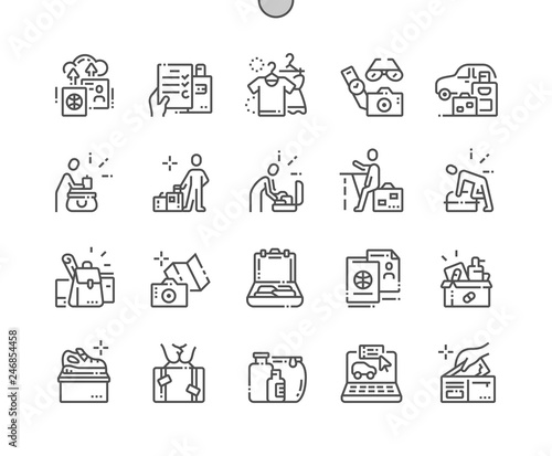 Let's hit the road Well-crafted Pixel Perfect Vector Thin Line Icons 30 2x Grid for Web Graphics and Apps. Simple Minimal Pictogram